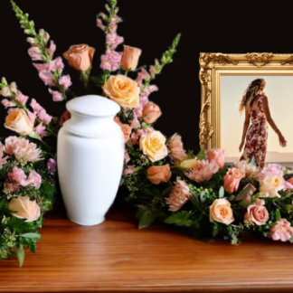 Pastel Urn Garland CHG2000